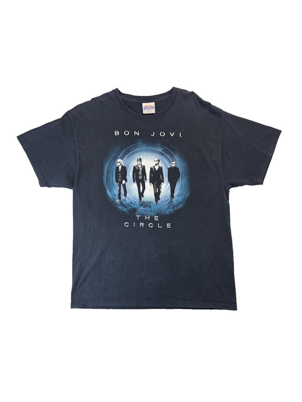 Bon Jovi The Cicle 2010-2011 Tour Graphic Band T shirt Mens Size Large L